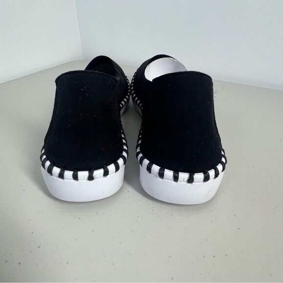New In Box Project Cloud Petunia Black Flat Pull On Sneakers Size 6 EU 37 - Picture 5 of 10